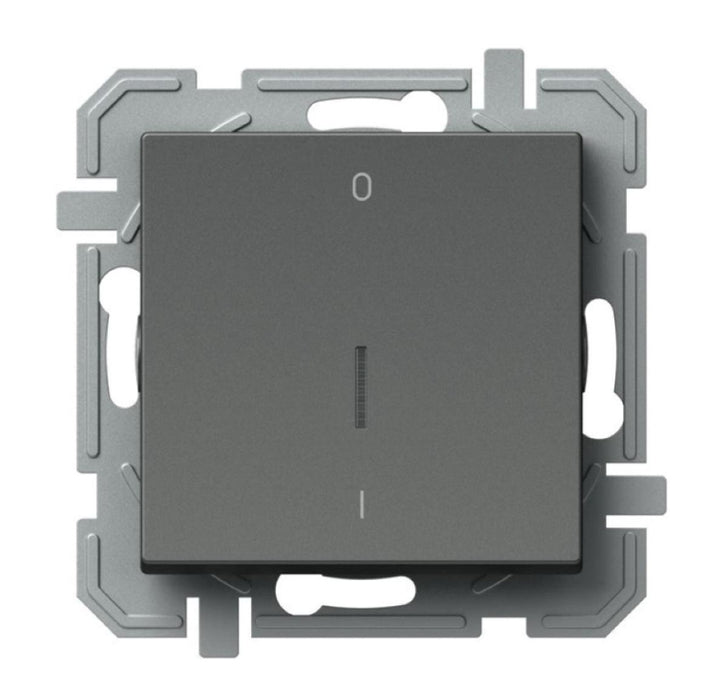 DOUBLE-POLE SWITCH 16A ANTHRACITE LOGIQ TEM