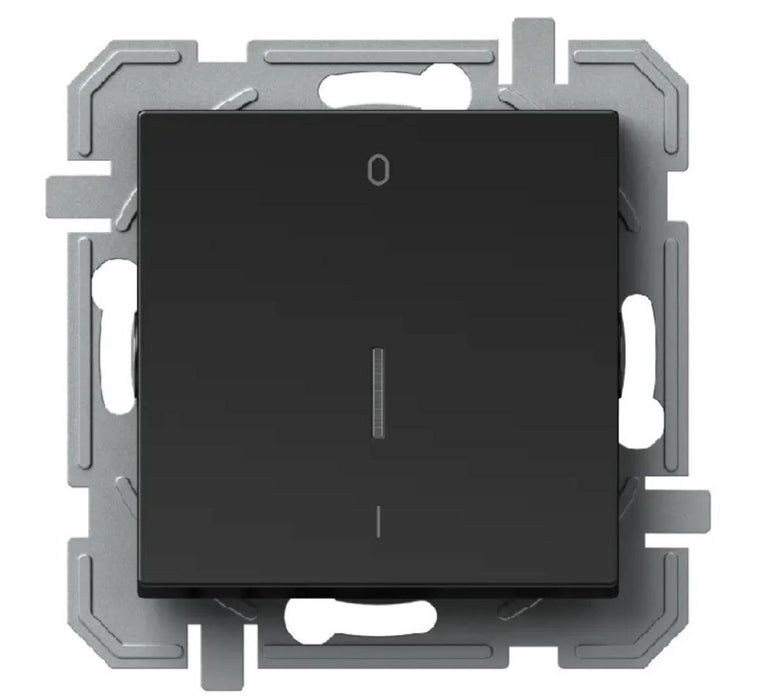 TWO-POLE SWITCH 16A BLACK LOGIQ TEM
