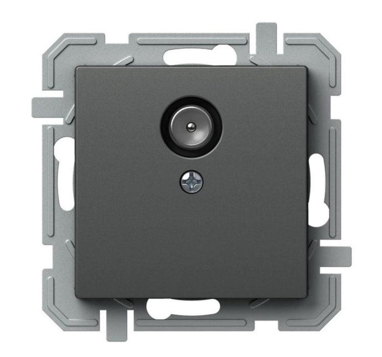 SOCKET TV END 0DB ANTHRACITE LOGIQ TEM