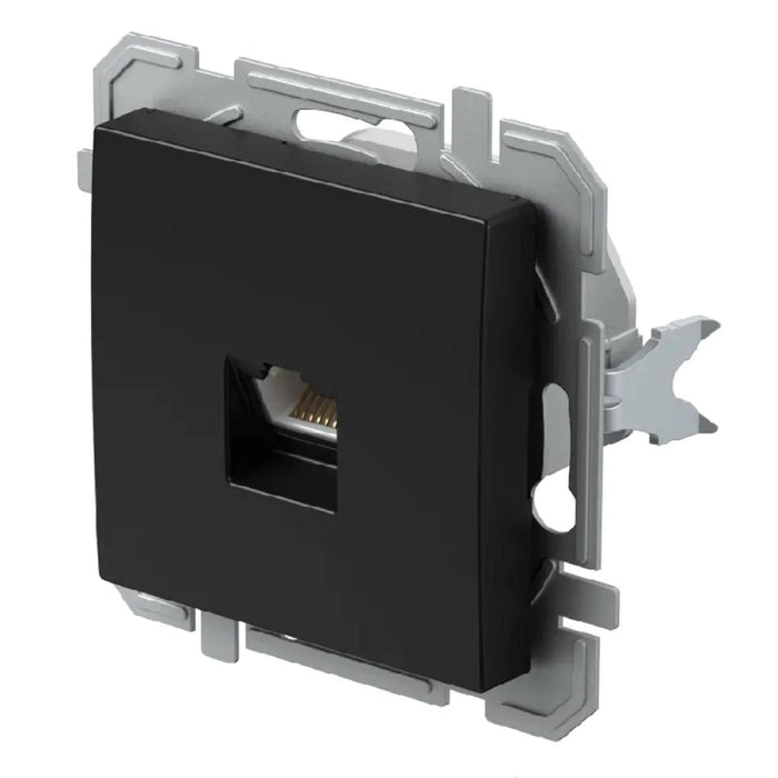 SOCKET RJ45 UTP CAT.5E BLACK LOGIQ TEM