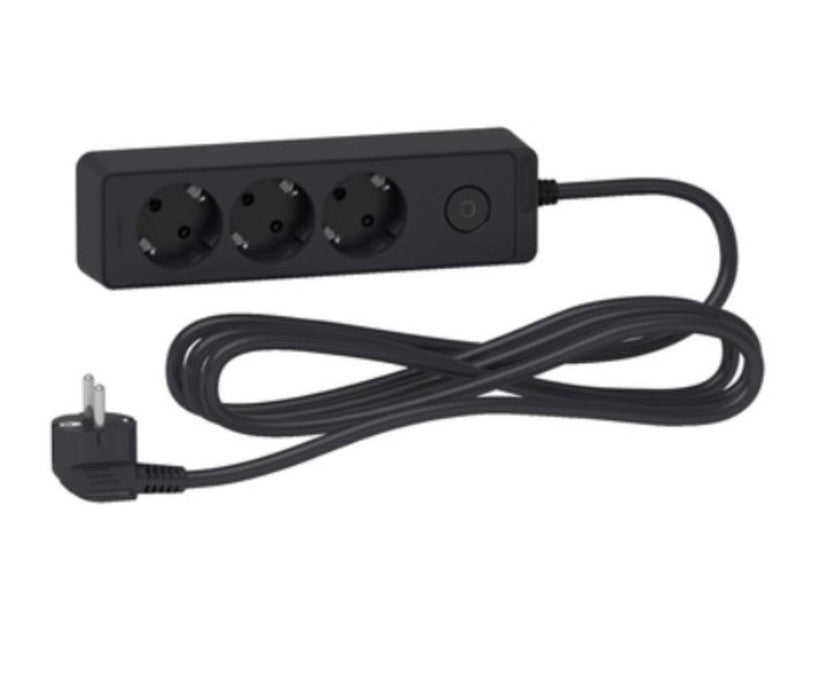 3-OUTLET SWITCH 3M ANTHRACITE