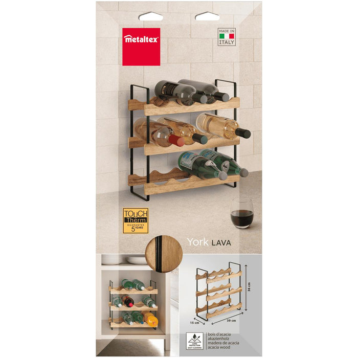 YORK LAVA 12-BOTTLE RACK