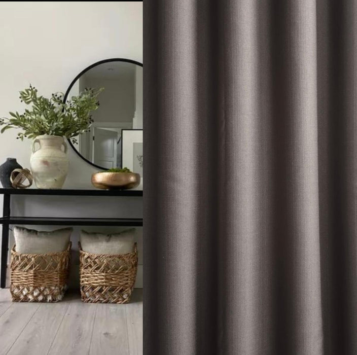 Dense curtain, mocha, 300cm