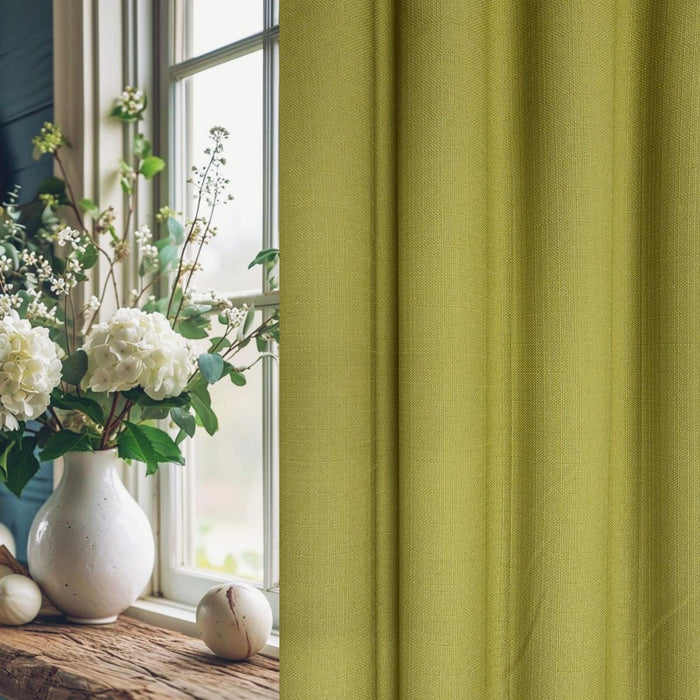 CURTAIN DENSE GREEN 300CM