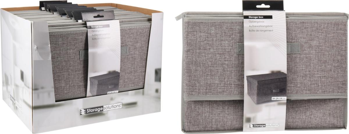 STORAGE BOX WITH OPENING LID