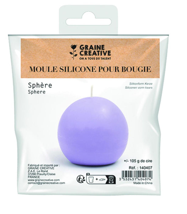 SILICONE SPHERE CANDLE MOLD