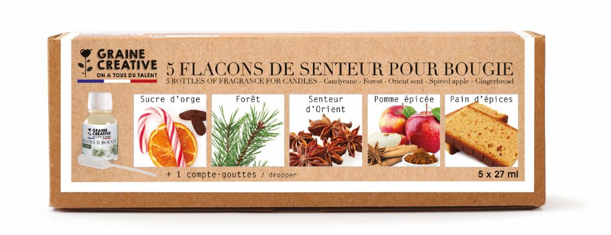 SET OF 5 CANDLE SCENTS