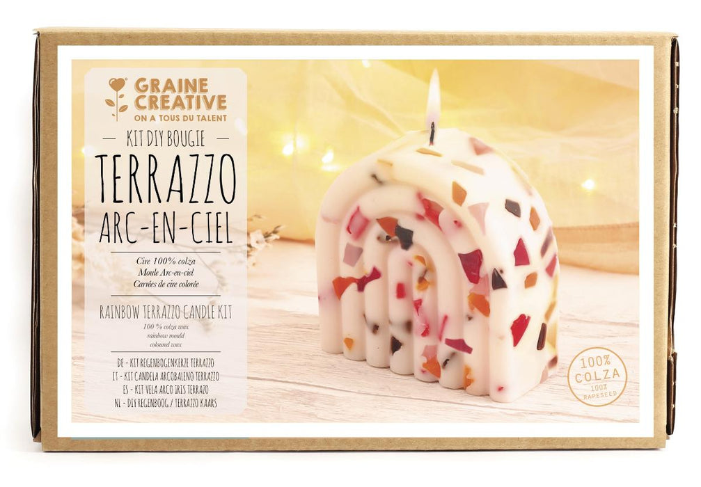 TERRACIO RAINBOW CANDLE SET