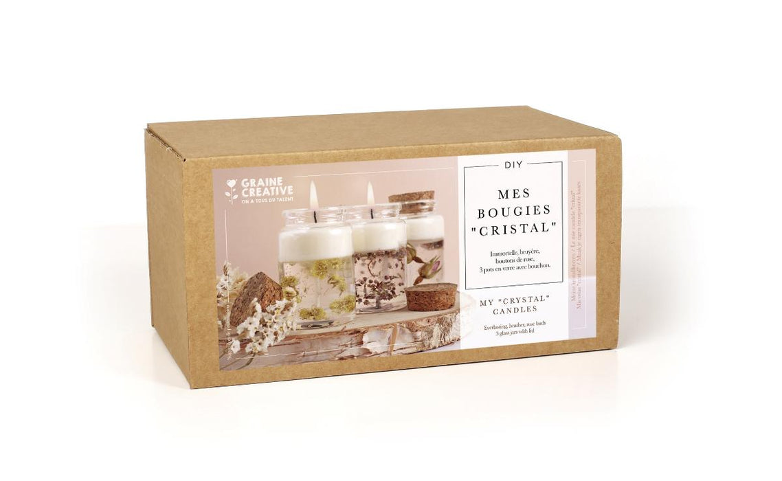 CRYSTAL CANDLE SET