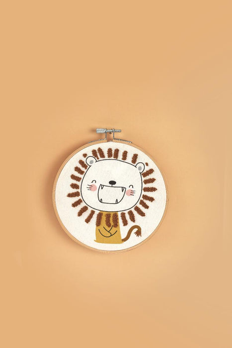 EMBROIDERY KIT Φ15CM LION