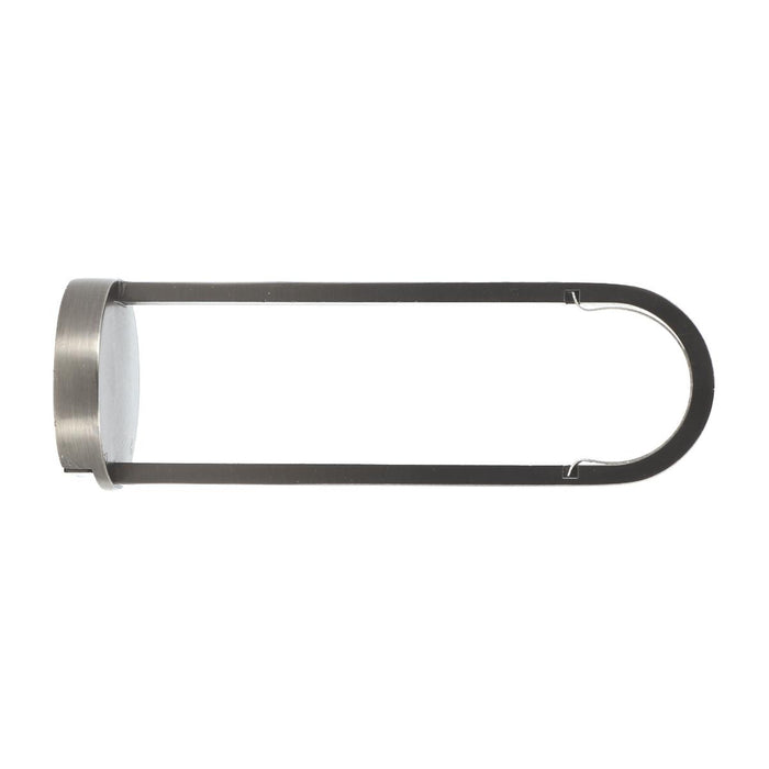 METAL BRACKET FOR WALL 10CM CHROME MAT