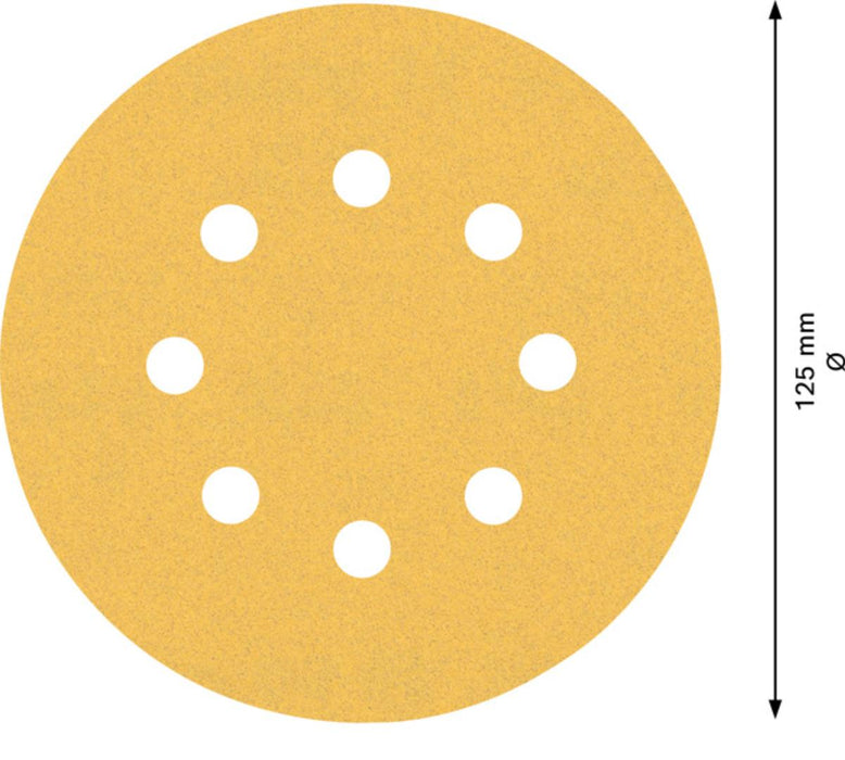 BOSCH SANDING PAD 125MM P120 C470 EXPERT