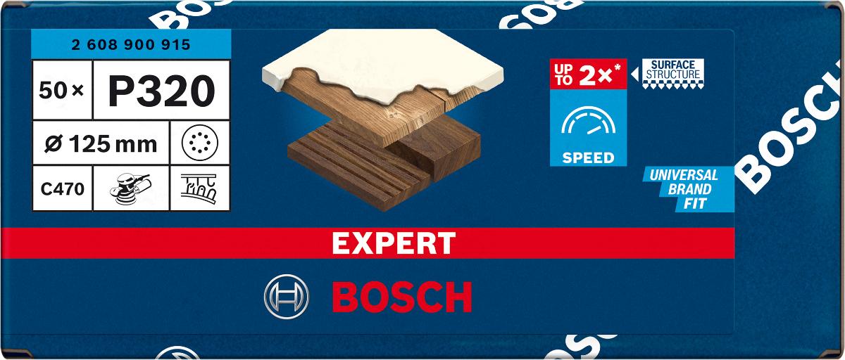 BOSCH SANDING PAPER P320 C470 EXPERT