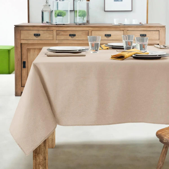 BLANKET TEXTURE LINEN BEIGE 140X170CM