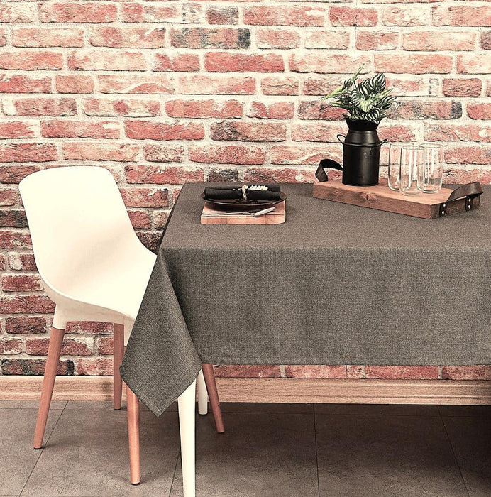BLANKET TEXTURED LINEN MINK 140X100CM