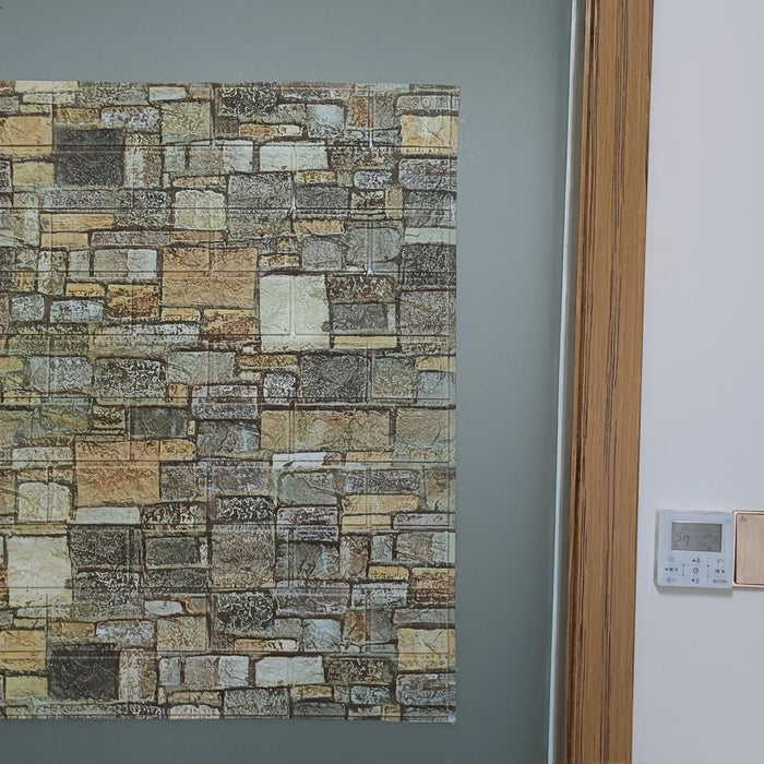 3D SELF-ADHESIVE WALLPAPER-PANEL STONE 70/77CM