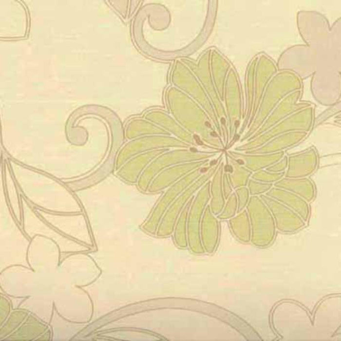 WALLPAPER DUPLEX RESEDA FLOWERS