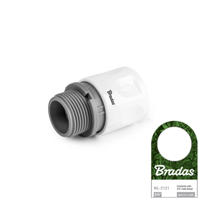CONNECTOR WITH MALE THREAD 3/4'' BRADAS