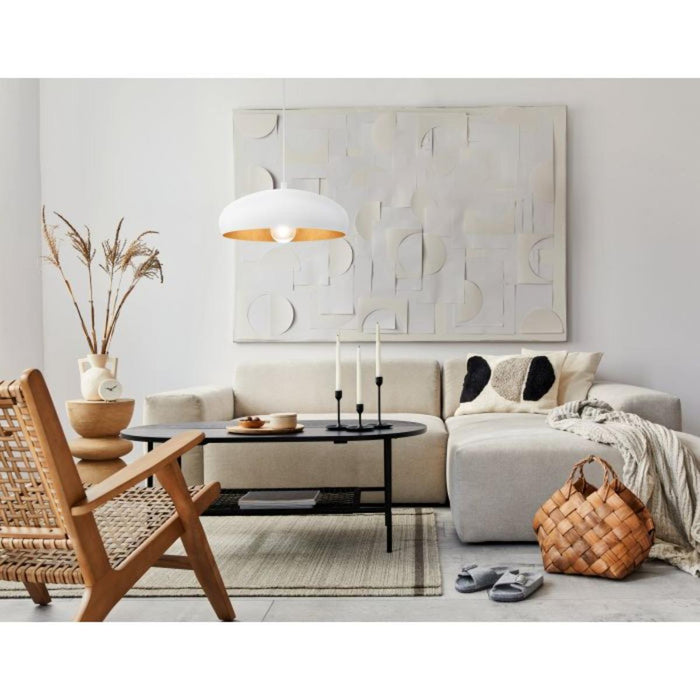 MOGANO PENDANT 1 1XE27 Ф400 WHITE