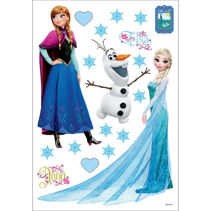DISNEY STICKER 42.5X65 CM ELSA ANNA AND OLAF