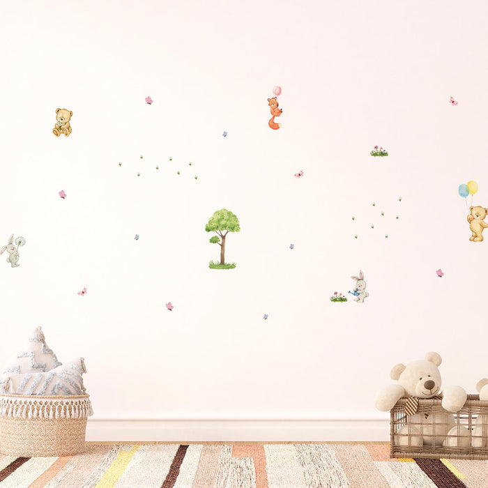 CHILDREN'S STICKER 42.5X65 CM BEARS