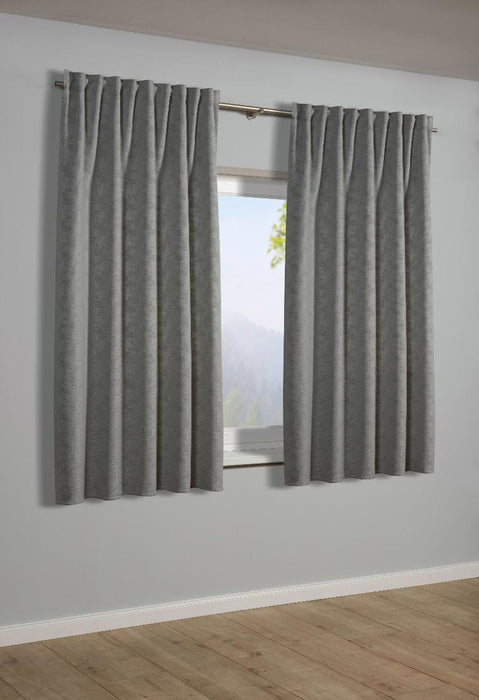 CURTAIN MELANGE 135X175 CM GREY