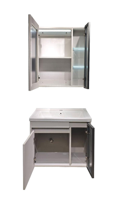 BATHROOM FURNITURE SET GRIGIO 60 CM GREY