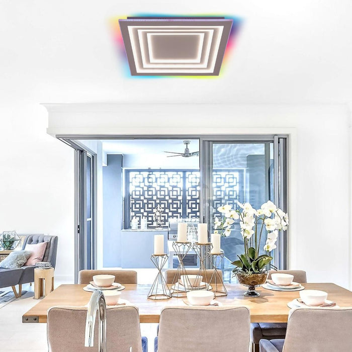 LED RGB CEILING LAMP 102W 3000-6000K 5701LM WHITE DU VIVALUX DAKOTA