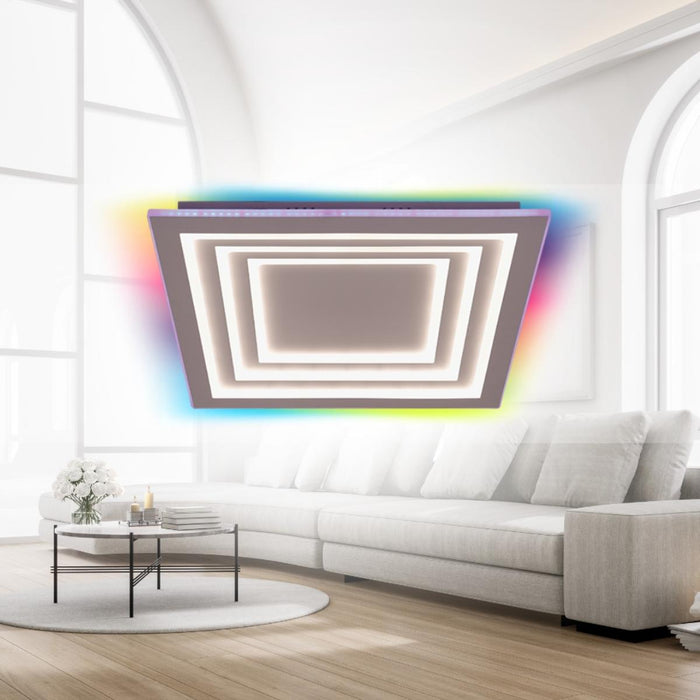LED RGB CEILING LAMP 102W 3000-6000K 5701LM WHITE DU VIVALUX DAKOTA
