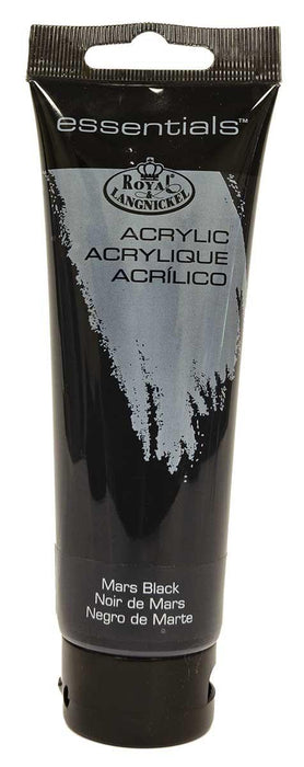 ACRYLIC PAINT 120ML ESSENTIALS BLACK