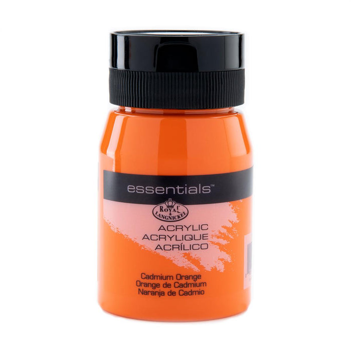ACRYLIC PAINT 500ML ESSENTIAL ORANGE