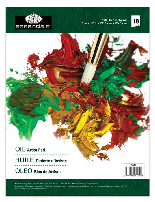 SKETCHBOOK FOR OIL PAINTS 22.9/30.5 18 SHEETS