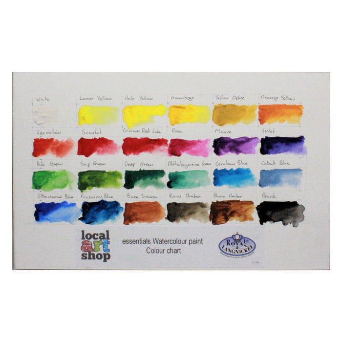 WATERCOLOR SET 24PCS WITH 2PCS BRUSHES