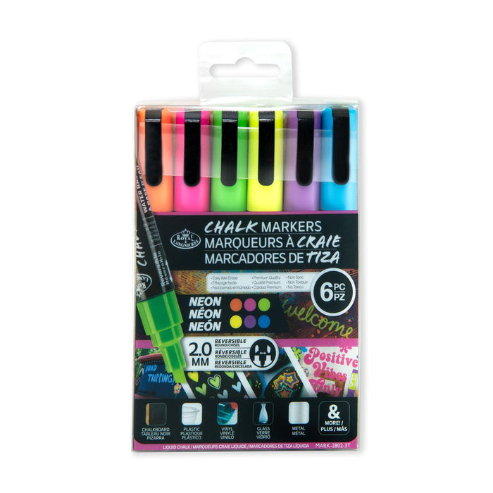 ARTIST CHALK MARKER 6PCS NEON