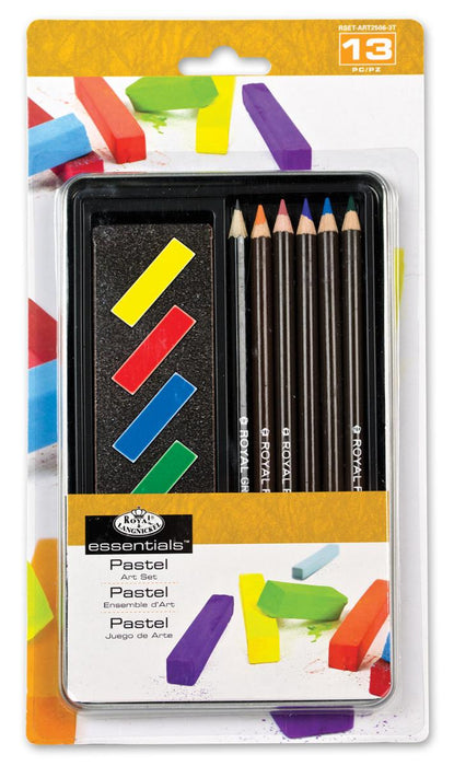 DRAWING SET PENCILS AND PASTELS