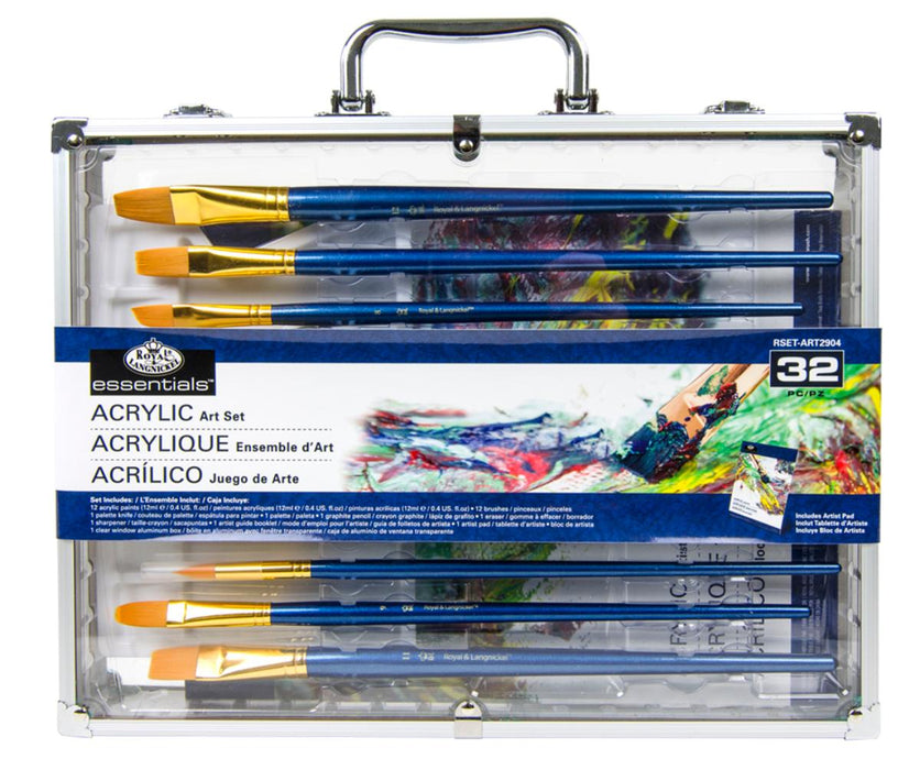 ACRYLIC PAINTING KIT 32 PIECES