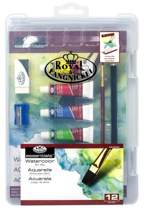 ART MINI WATER COLORS AND PENCIL SET 12