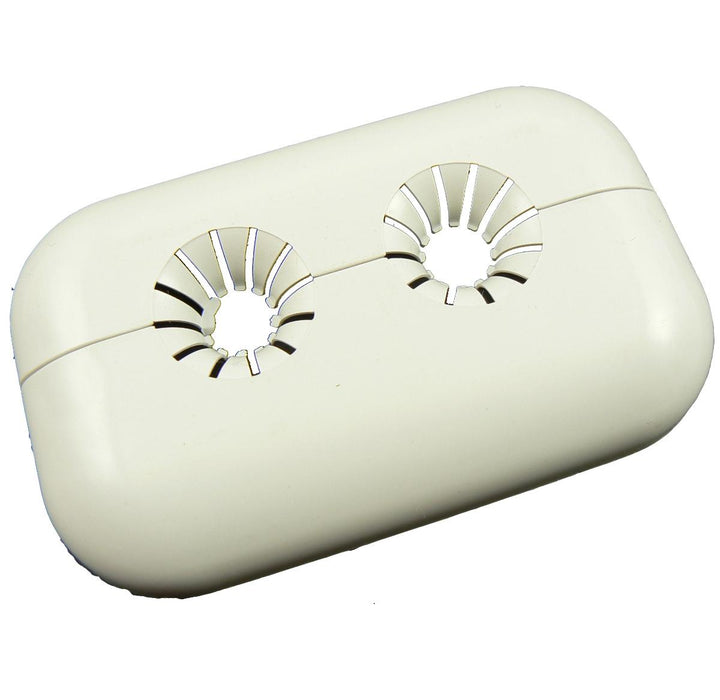 UNIVERSAL DOUBLE SOCKET F10-F20 WHITE