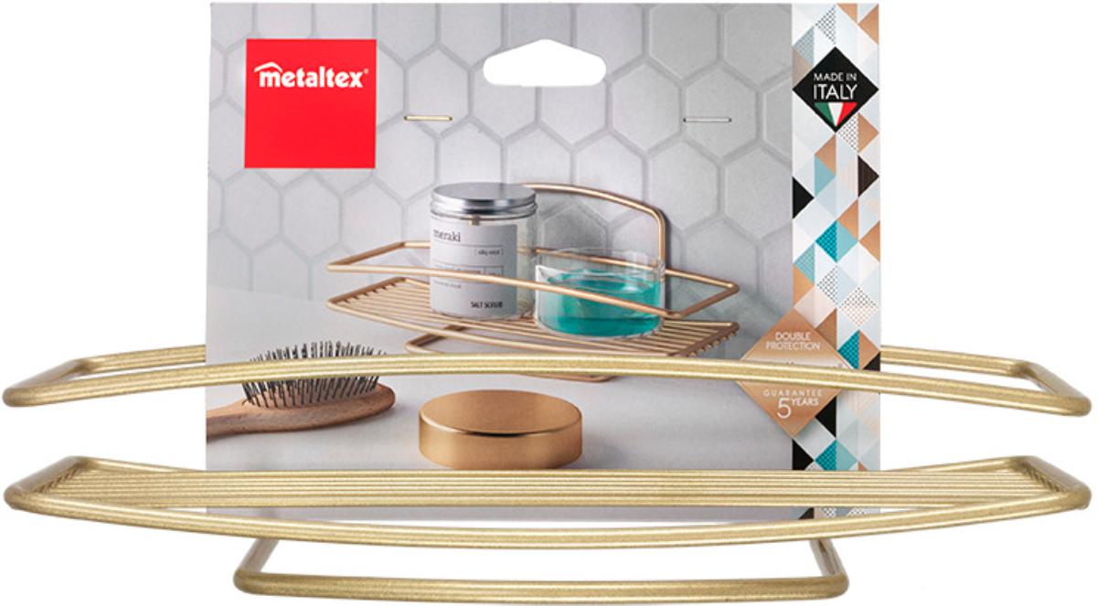 RECTANGULAR SHELF 1 LEVEL ONDA BRASS