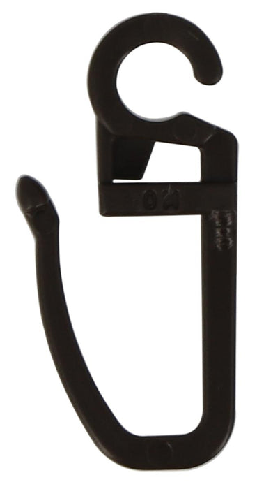 CURTAIN HOOKS D11/20 12PCS WALNUT