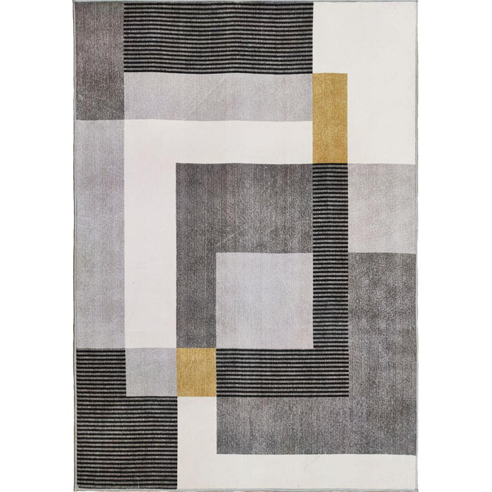 CARPET HIMALAYA GEOMETRY GREY 160X230 CM