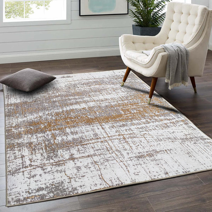 CARPET HIMALAYA GREY-GOLD 80X150 CM