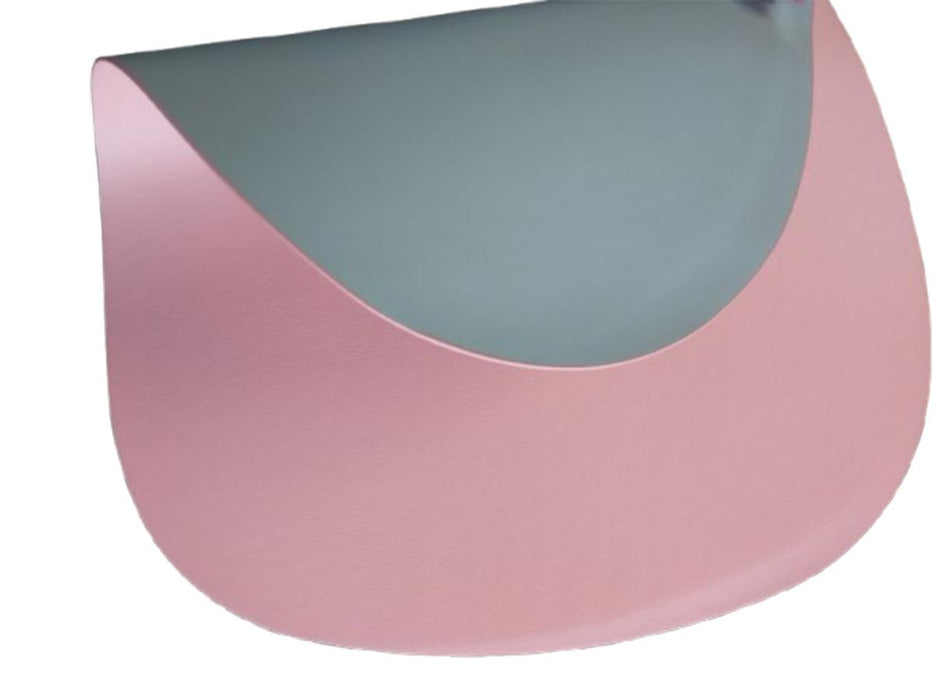 LEATHER TABLE MAT 45X36 CM BLUE/PINK