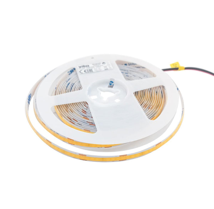 LED STRIP COB 12W 3000K IP20 5M 12V VITO