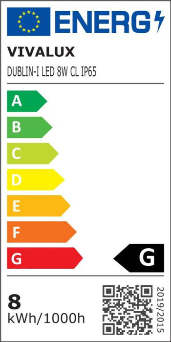 LED FACADE WALL DUBLIN-I 8W CL IP65