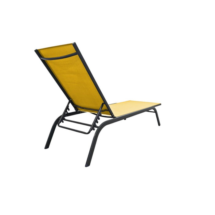 CHAIR 4 POSITIONS MUSTARD COLOR HOME B
