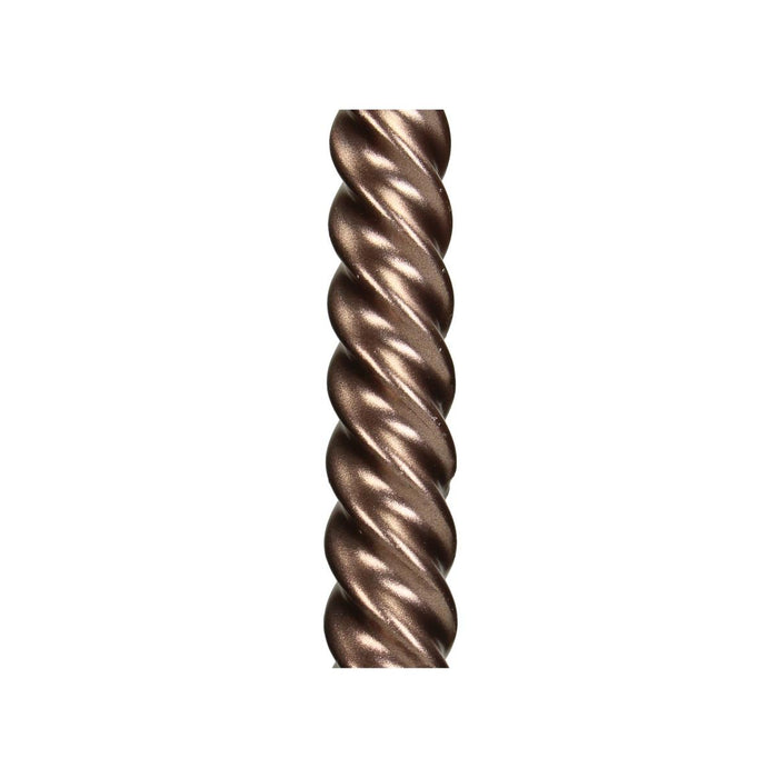 TWISTED COPPER CANDLE 26X3X8CM