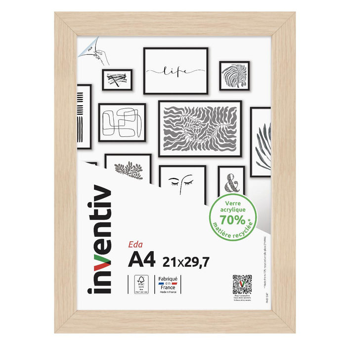 FRAME 20X30 CM EDA NATURAL
