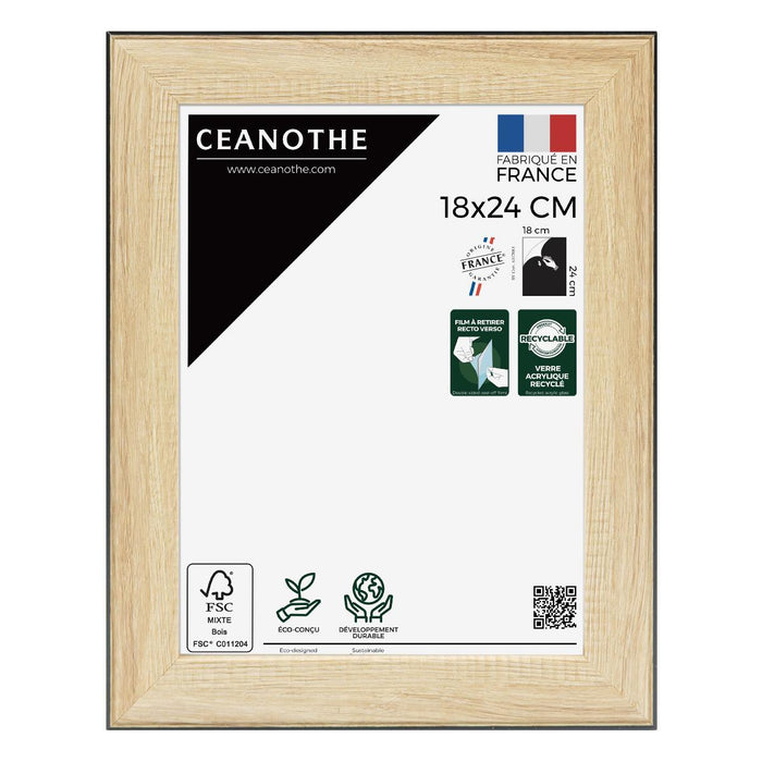 FRAME 18X24 CM NEWTON WOOD BLACK