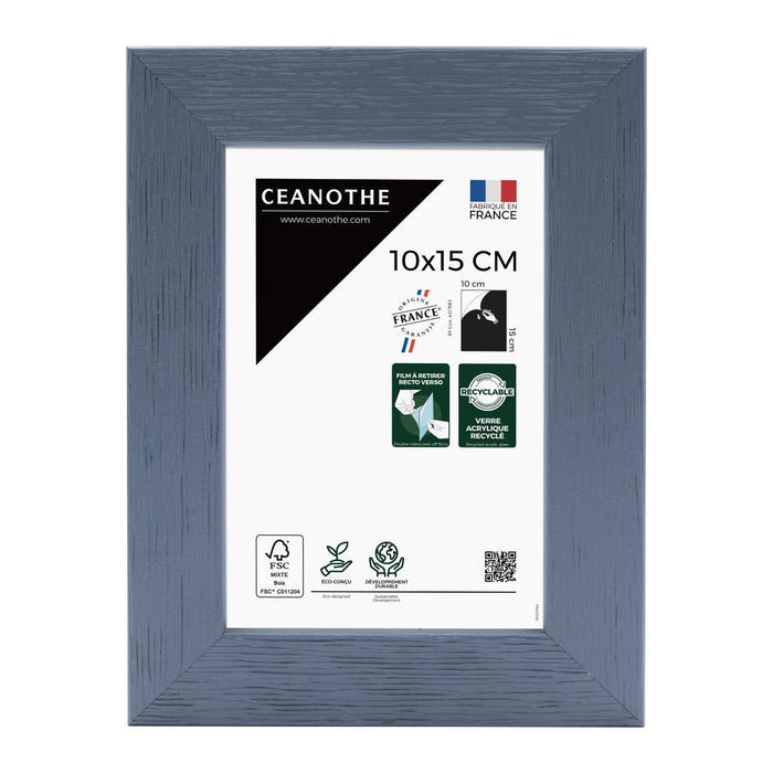 FRAME 10X15 CM KARMA BLUE GRAY